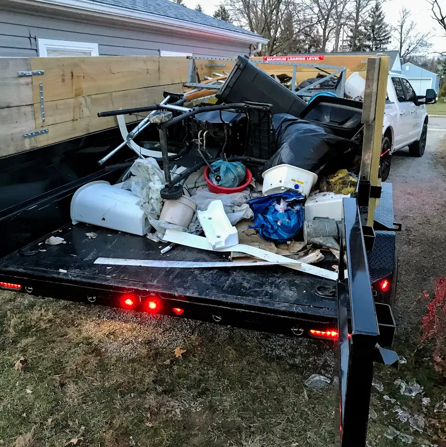 Roll-off dumpster delivered to a residential driveway in Wormleysburg